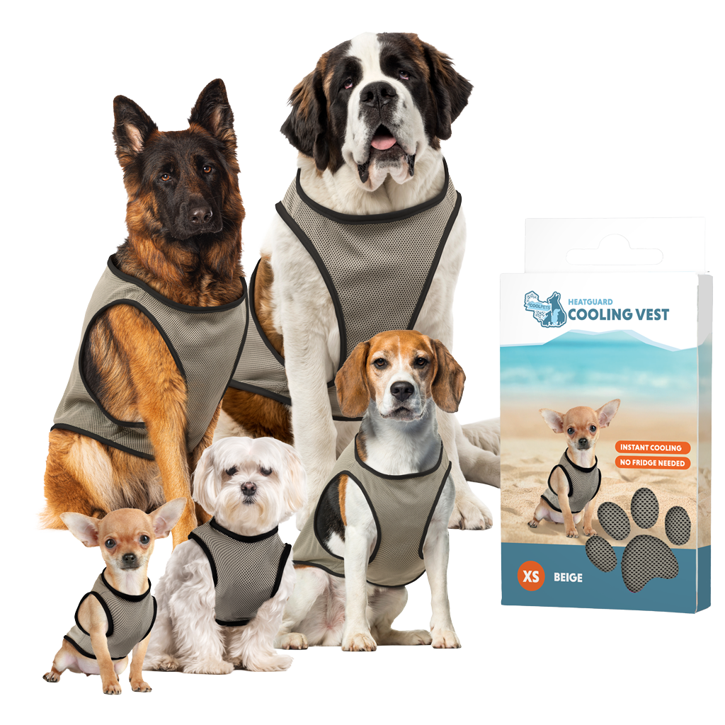 Colete refrescante Coolpets XS costas