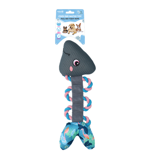 CoolPets Pull Me Fishy Rope Flamingo