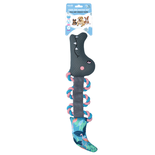 CoolPets Pull Me Crocky Rope Flamingo