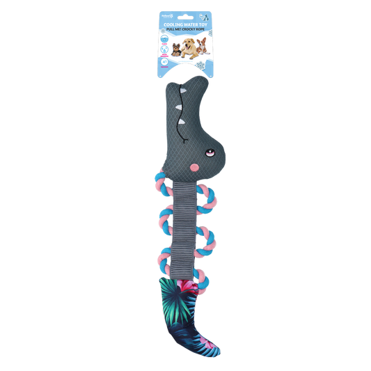 CoolPets Pull Me Crocky Rope Flower