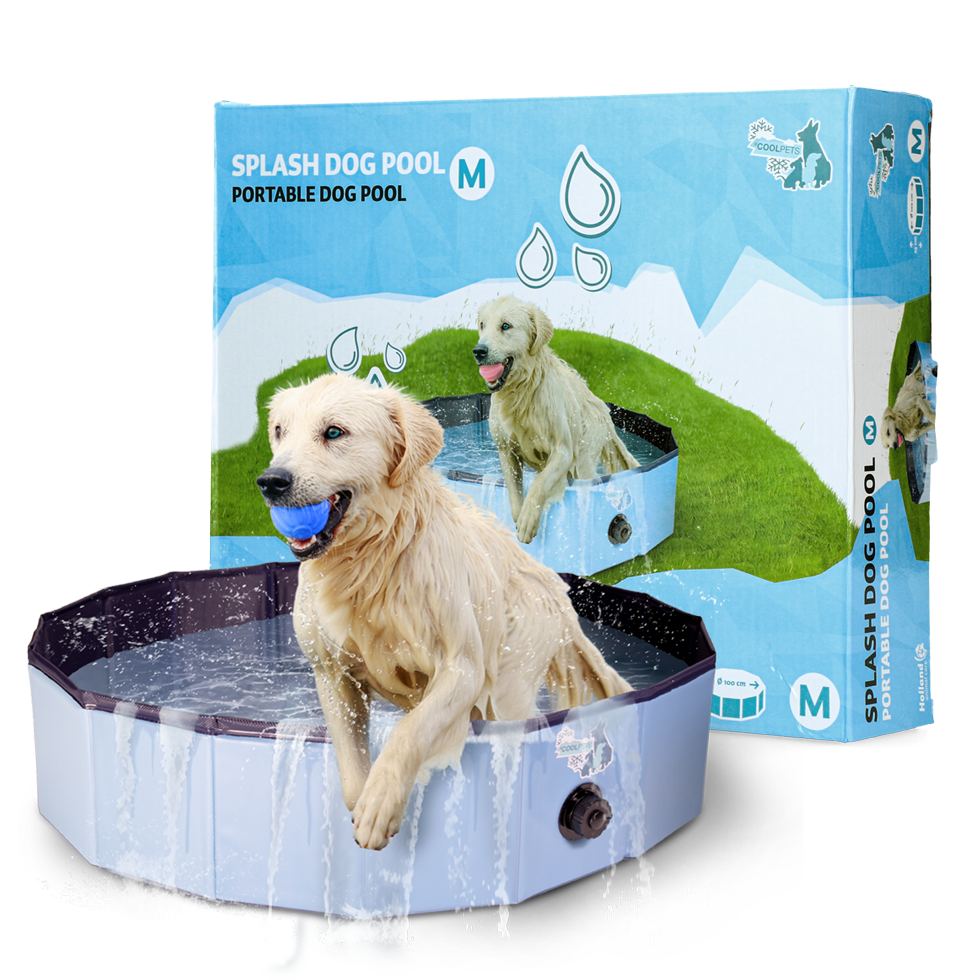 Piscina inflável CoolPets Splash para cães 100 x