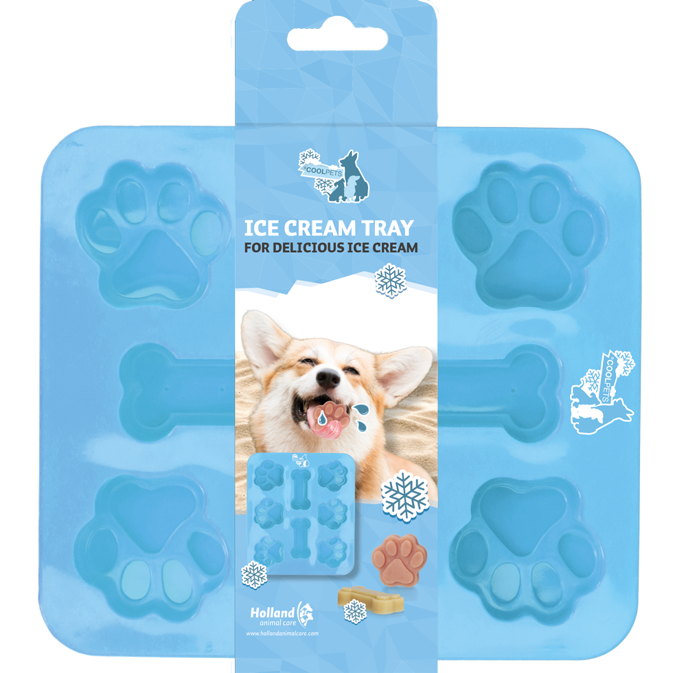 Bandeja de mistura de gelo CoolPets para cães