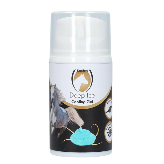Excelente gel refrescante Deep Ice para cavalos