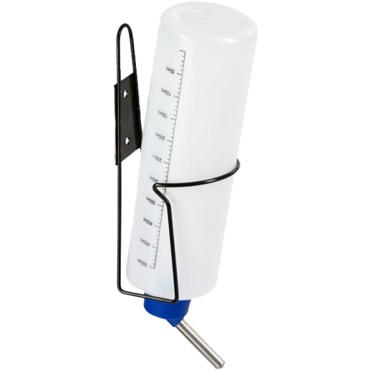 Garrafa de metal para bebidas com suporte