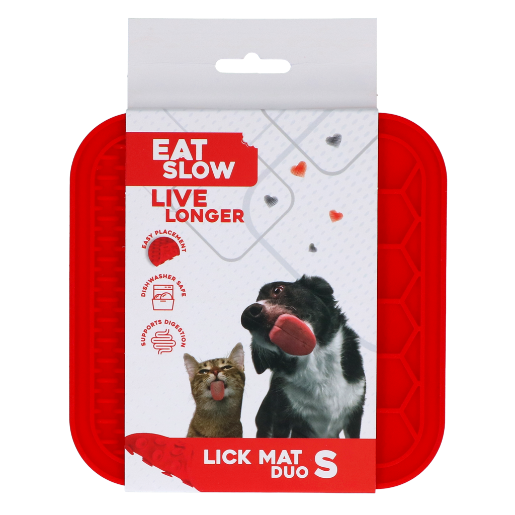 Coma devagar viva mais Lick Mat Duo