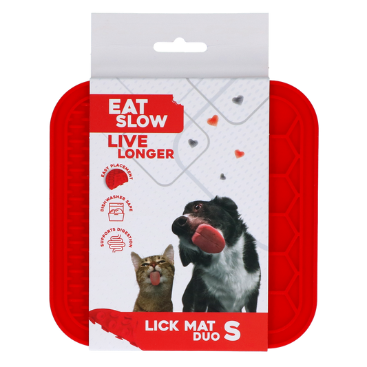Coma devagar viva mais Lick Mat Duo