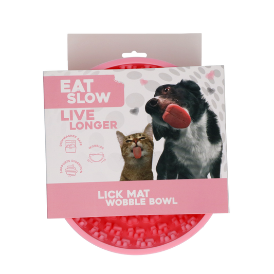 Tapete de lamber Eat Slow Live Longer Lick Wobble Bowl