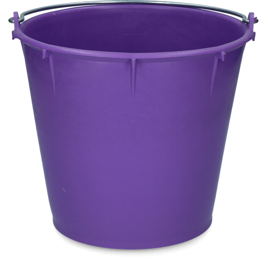 Balde de 7 litros com alça roxo
