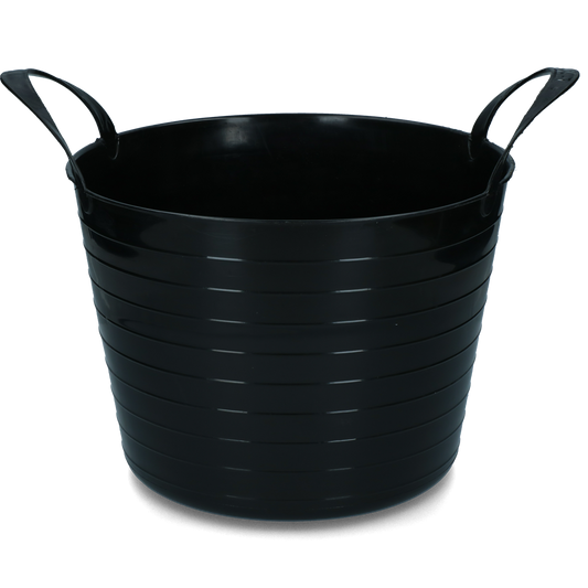 Balde flexível V Trug Preto