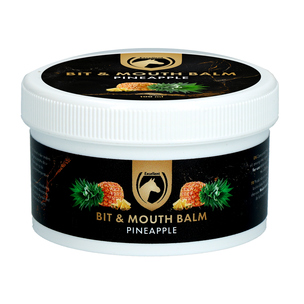Excelente bálsamo bucal para freio de cavalo com sabor de abacaxi
