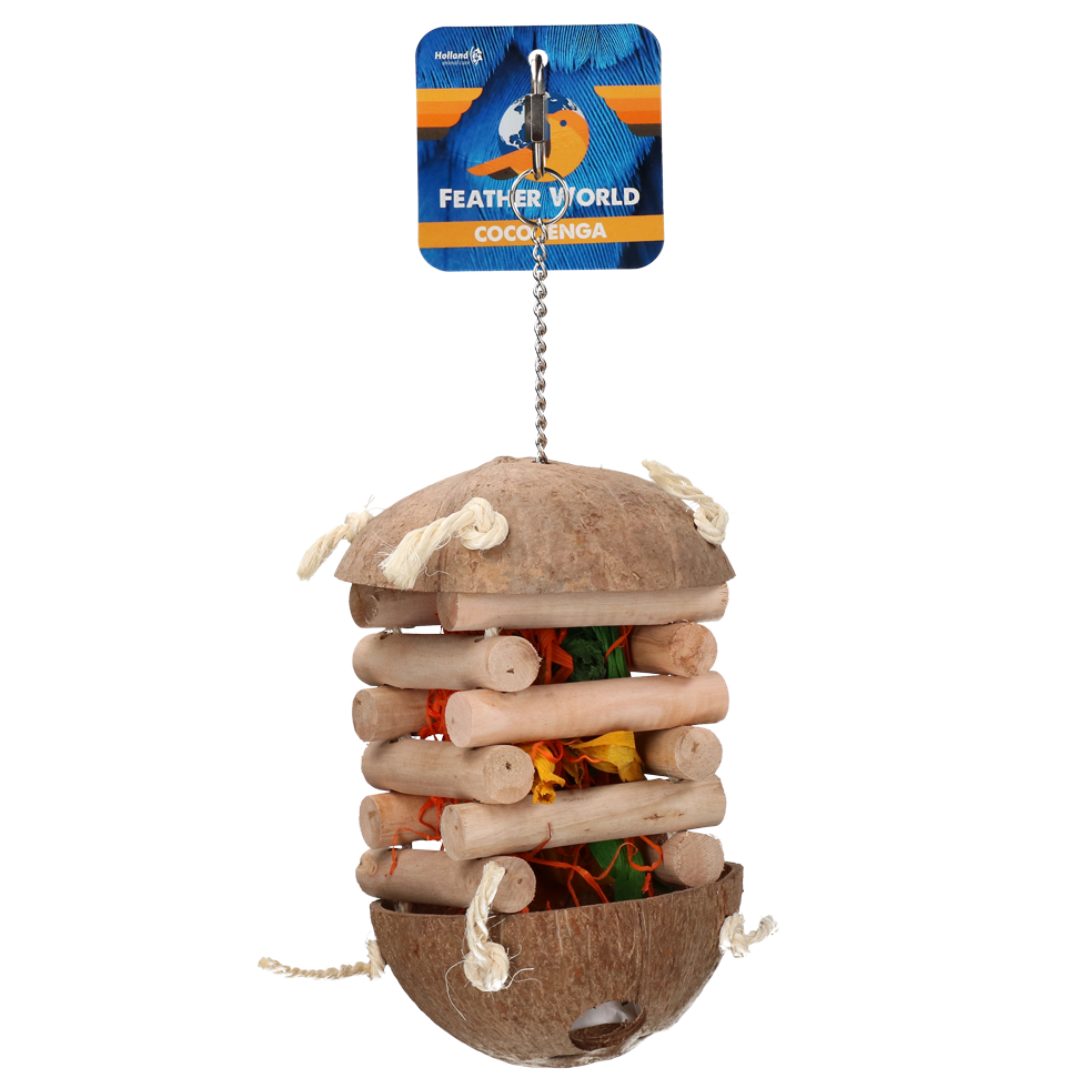 Mundo das Penas Coco Jenga