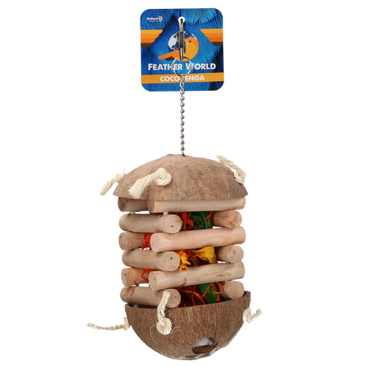 Mundo das Penas Coco Jenga