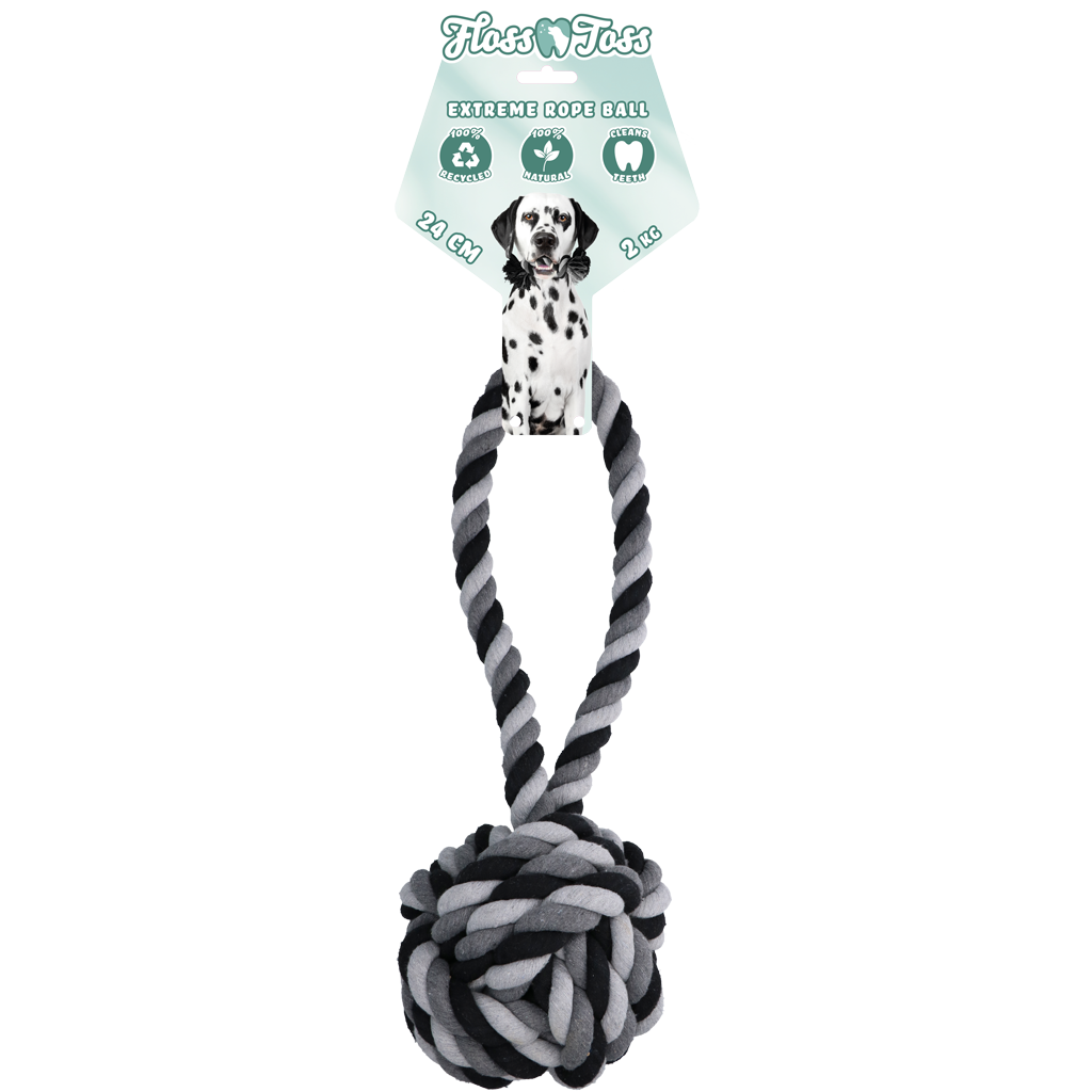 Corda dental Floss Toss Extreme com bola