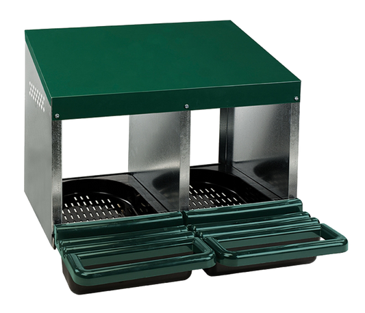 Gaun Pluimvee Legnest Plastic Vloer 2 Vakken Máx. 10 cêntimos