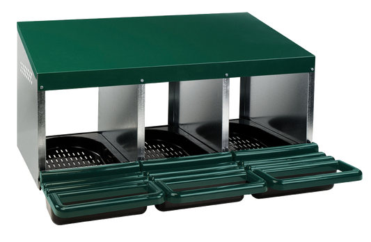 Gaun Pluimvee Legnest Plastic Vloer 3 Vakken Máx. 15 lbs