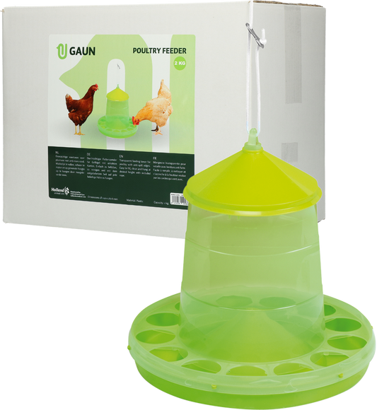 Torre de ração para aves Gaun limão