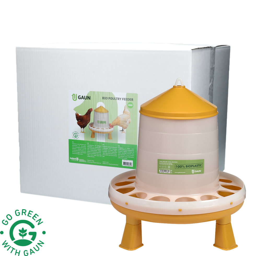 Torre de alimentação para aves Gaun com pés limão orgânico