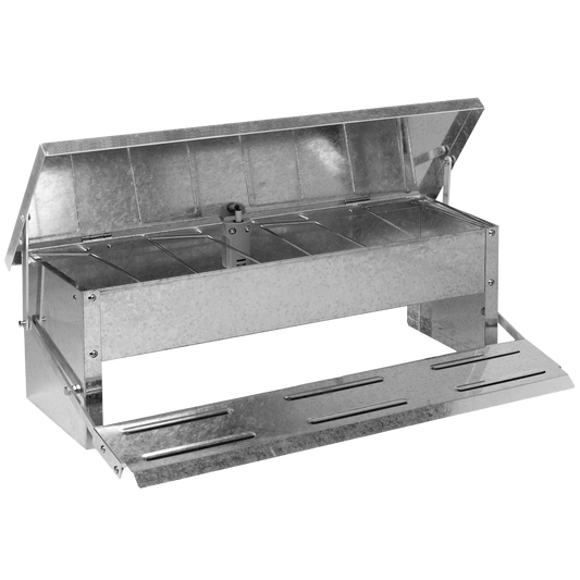 Alimentador de aves Gaun com sistema de degraus