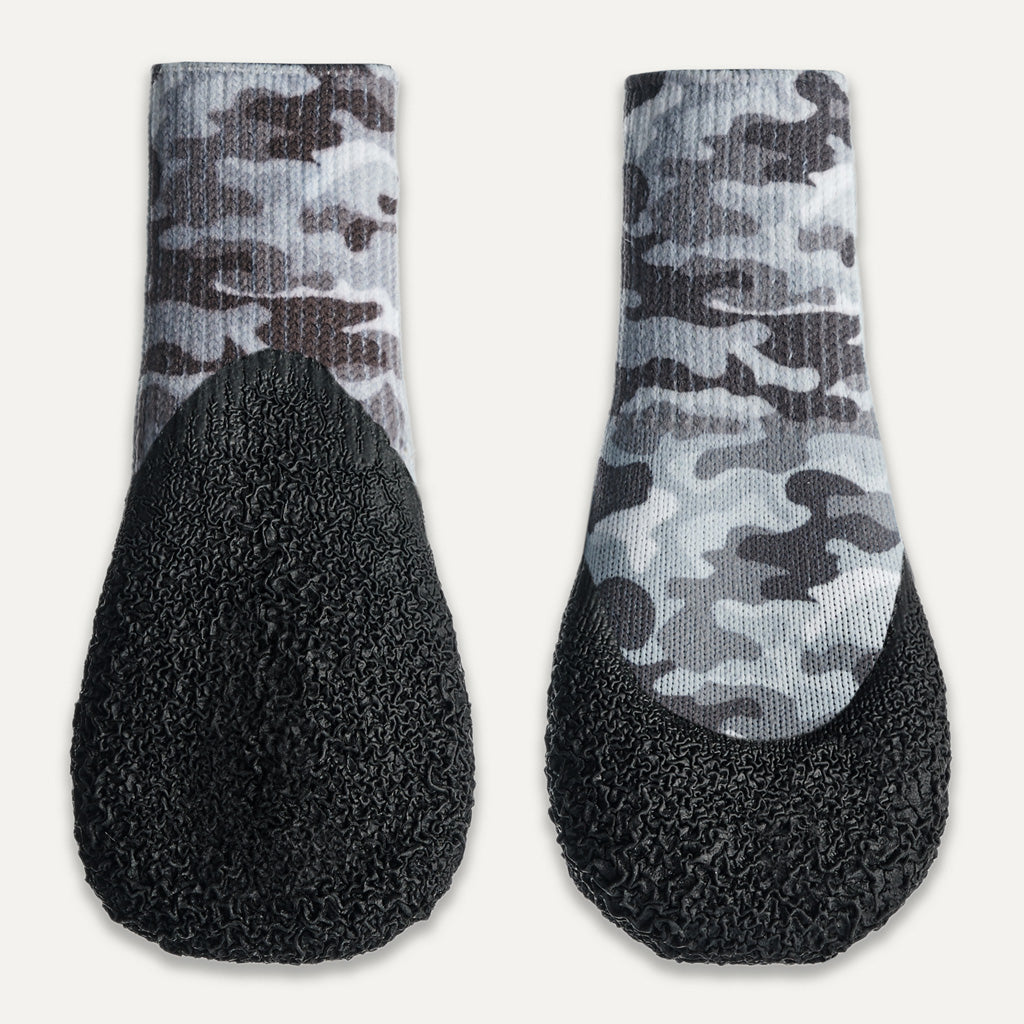 Botas Goo eez para Cães Lites Pacote com 4 XXS Camufladas e Pretas