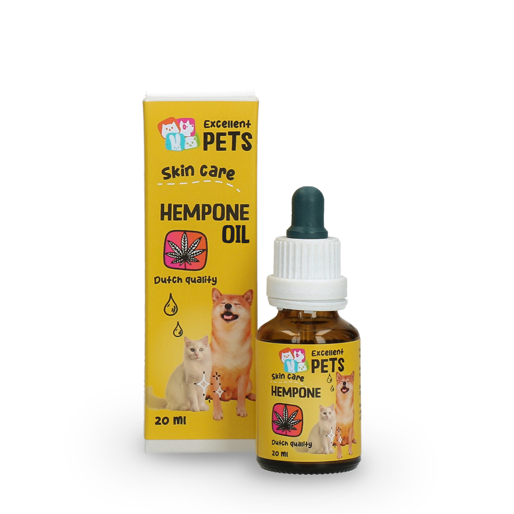Excelente óleo HempOne para animais de estimação