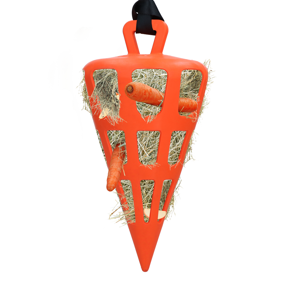 Alimentador lento de feno Fun Flex Cenoura Laranja