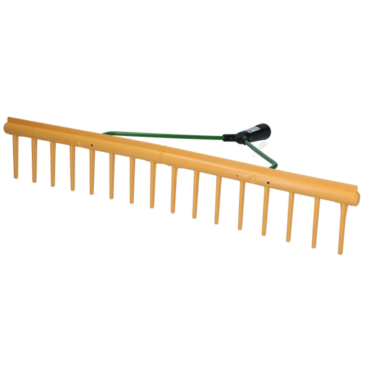 Ancinho para feno e capim com função de nivelamento 64 cm 16 dentes