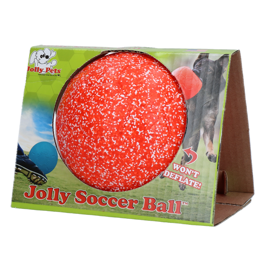 Bola de futebol Jolly laranja e branca P (15 cm)