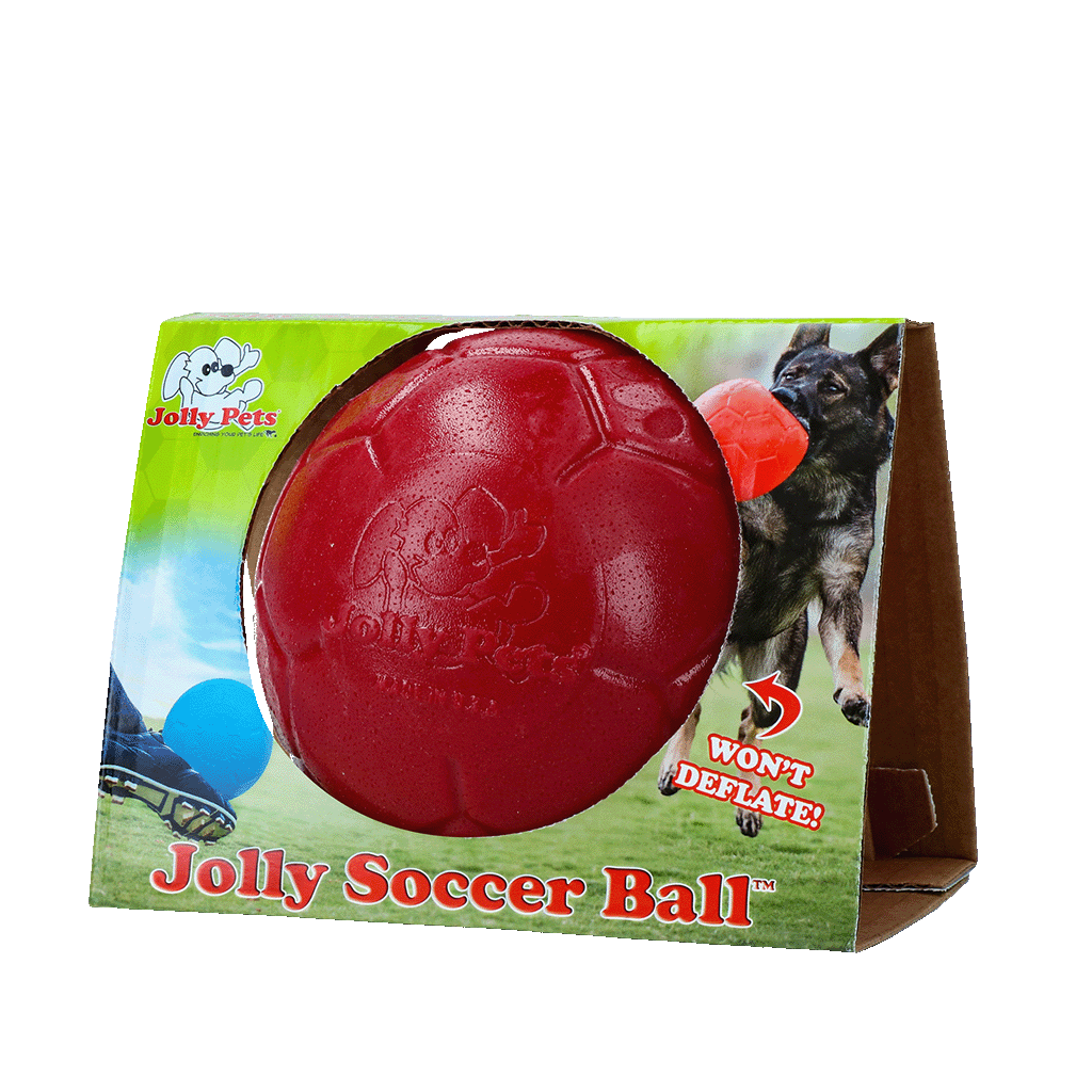 Bola de futebol Jolly vermelha P