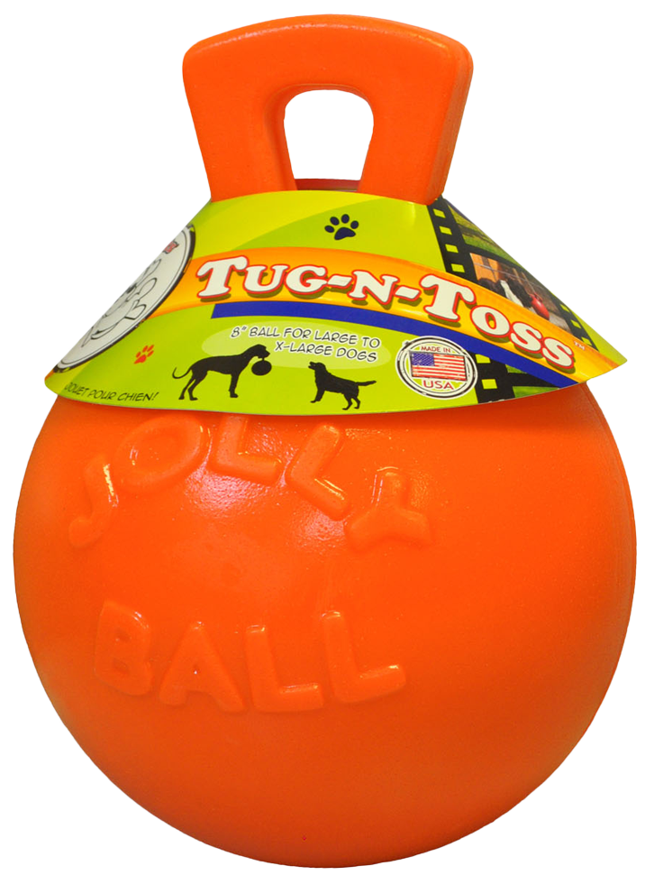 Brinquedo de puxar e arremessar Jolly Laranja 20 cm