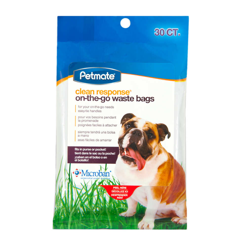 Sacos para recolher dejetos Petmate Clean Response para uso em qualquer lugar