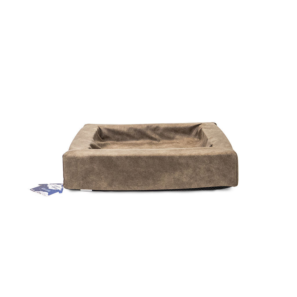 Cama para cães Lets Sleep Comfy Cushion cor taupe