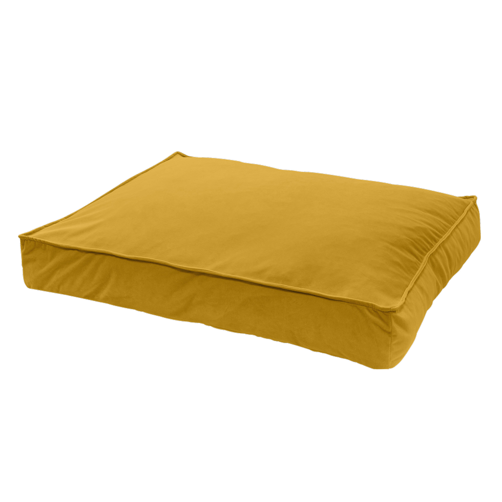 Almofada de descanso Madison Velours amarela