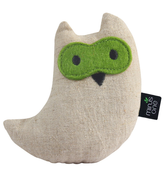 Coruja de brinquedo para gatos "Menos um amigo dócil"