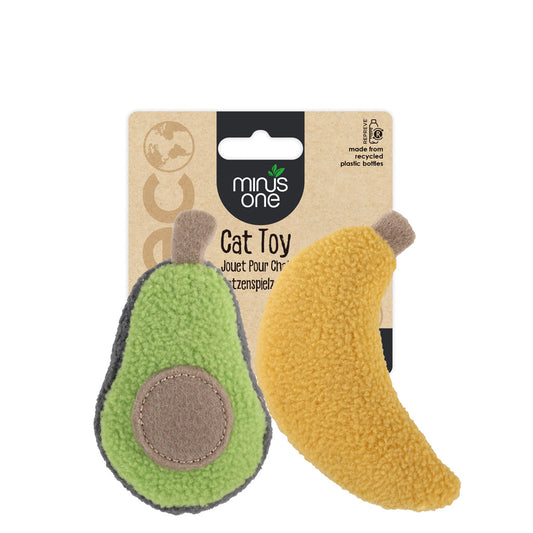 Brinquedo para Gatos Minus One Fruit Abacate e Banana