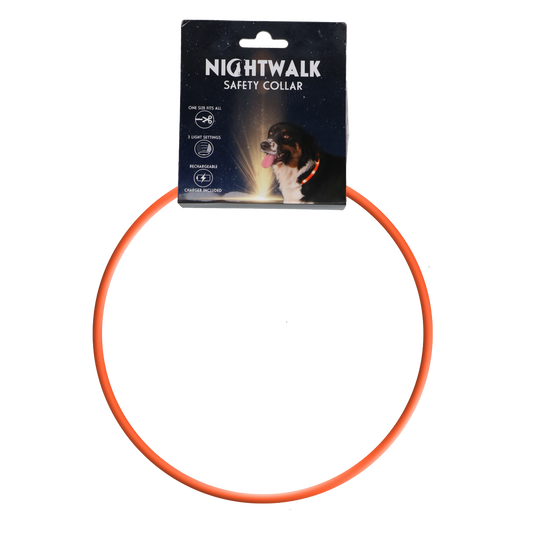 Coleira de segurança Nightwalk laranja