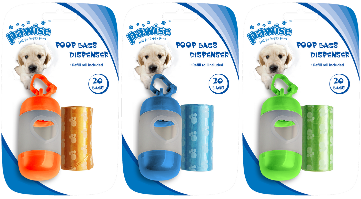 Dispensador de Sacos para Fezes Pawise