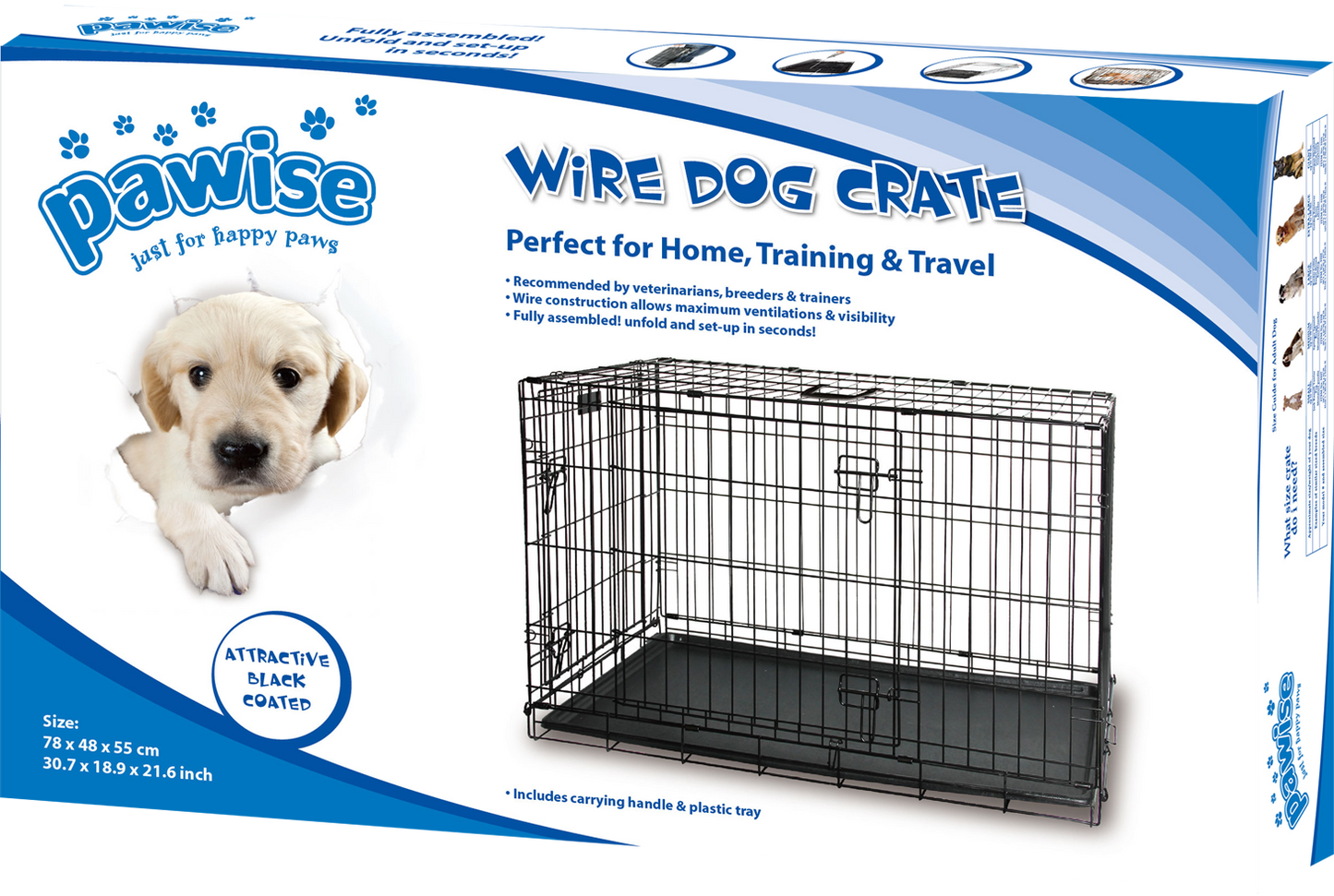Gaiola de arame para cães Pawise