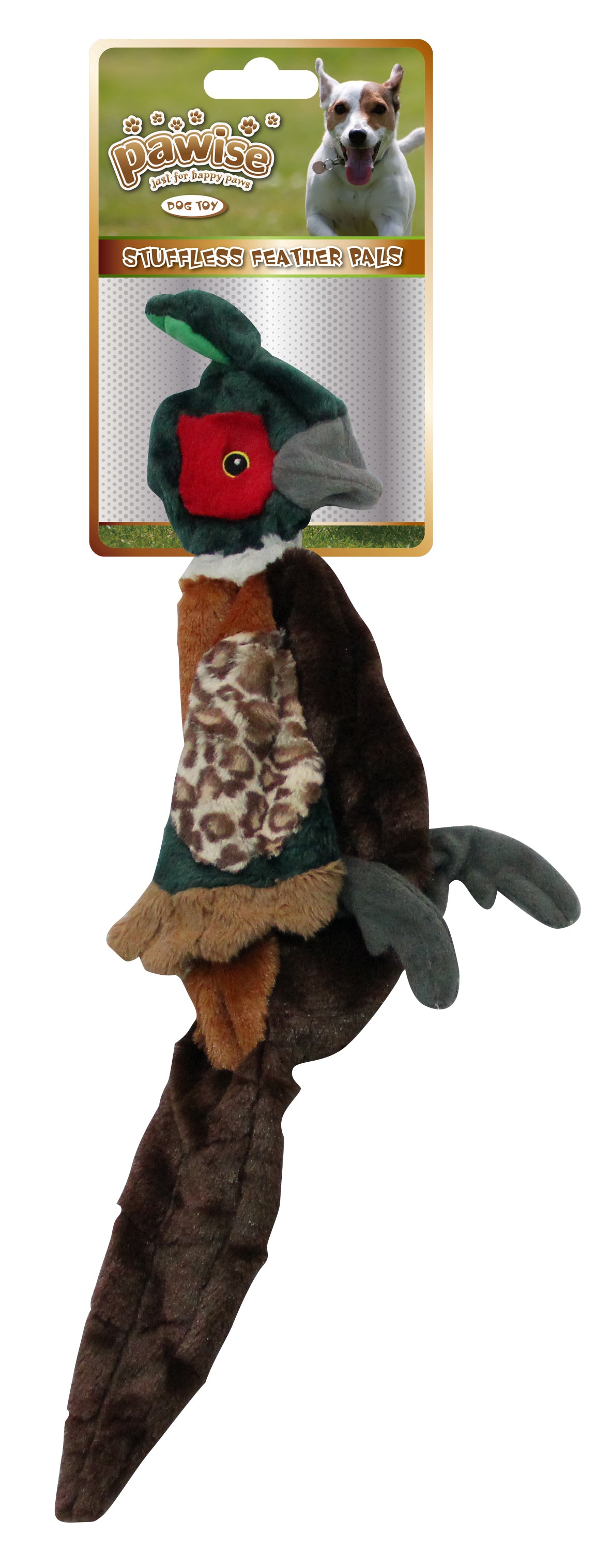 Faisão Pawise Stuffless Feather Pals