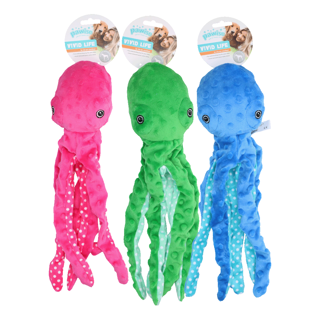 Polvo de pelúcia multicolorido Pawise 3 sortidas G