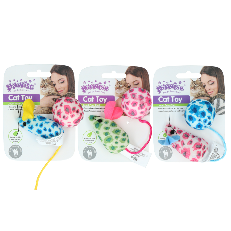 Brinquedo para Gatos Pawise Bola de Ratos