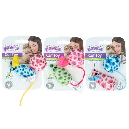 Brinquedo para Gatos Pawise Bola de Ratos