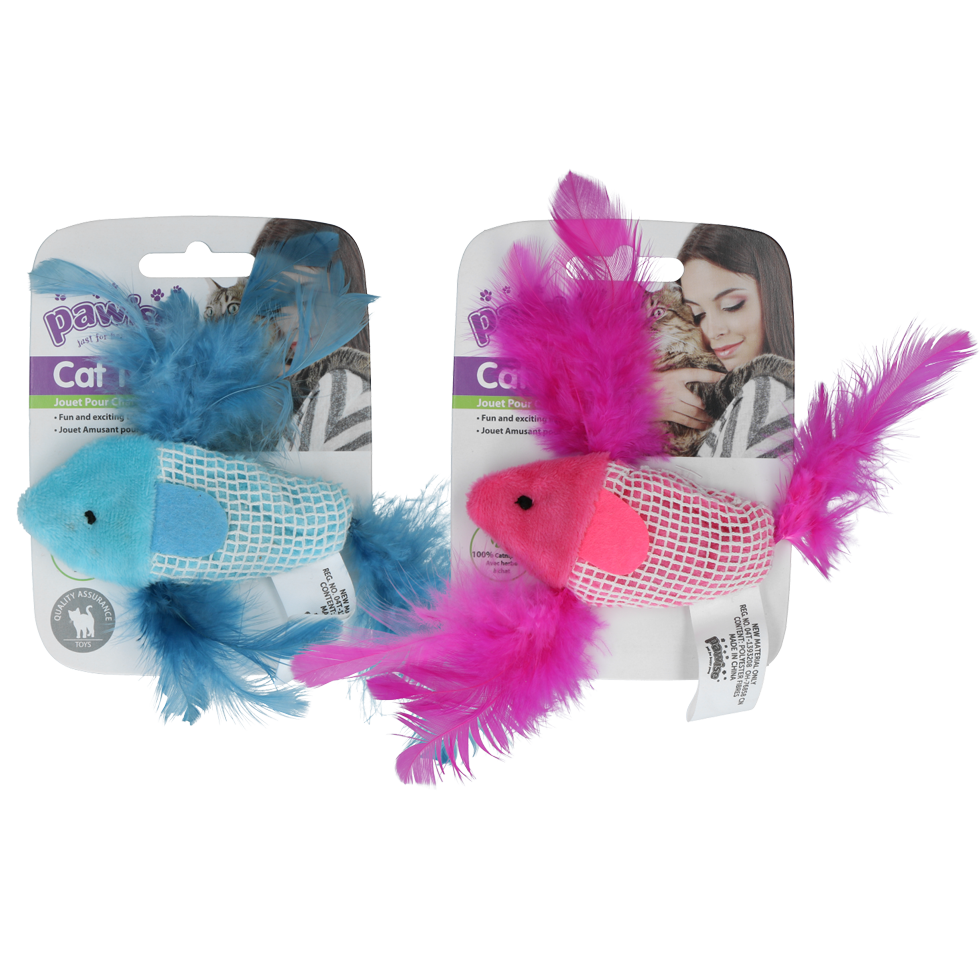 Pawise 100 Peixes de Brinquedo com Catnip