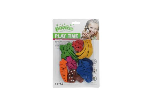 Mistura de frutas e legumes para animais de estimação pequenos da Pawise Play Time