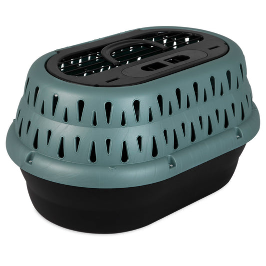 Casinha para gatos Petmate com abertura superior pérola fosco