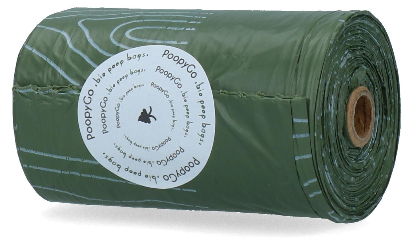 PoopyGo ecológico rolo único com aroma de lavanda