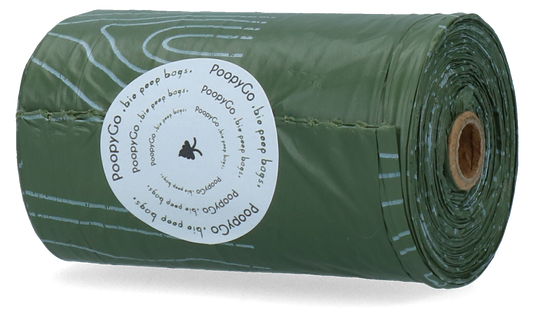 PoopyGo ecológico rolo único com aroma de lavanda