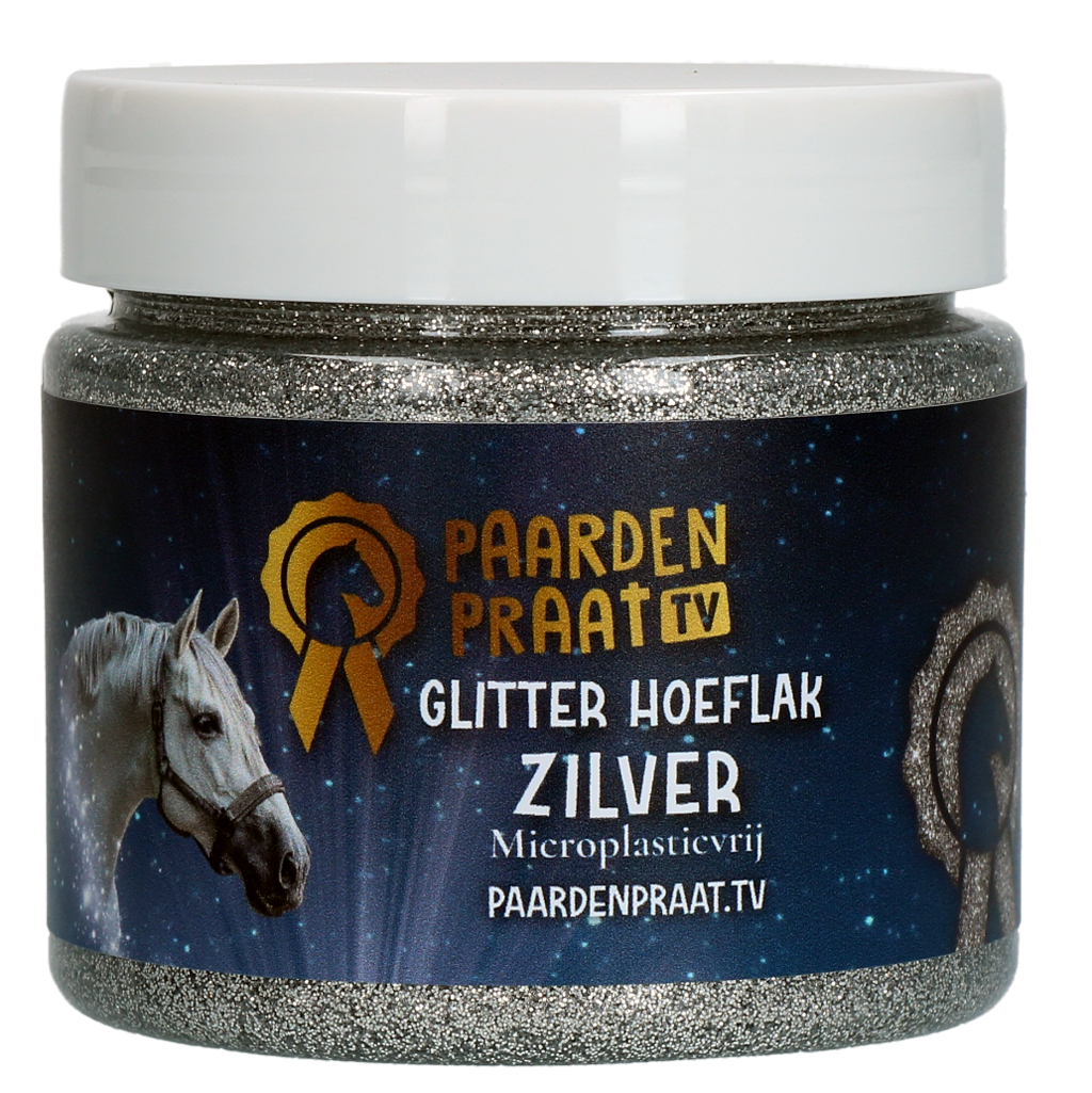 Flocos de Prata com Glitter para Cascos de Cavalo da Horse Talk TV