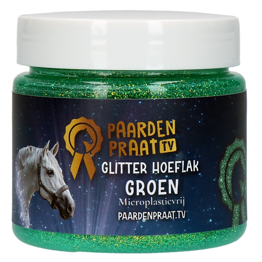 Horse Talk TV Glitter Hoof Flake Turquoise