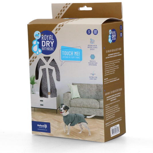 Roupão de banho Royal Dry para cães P