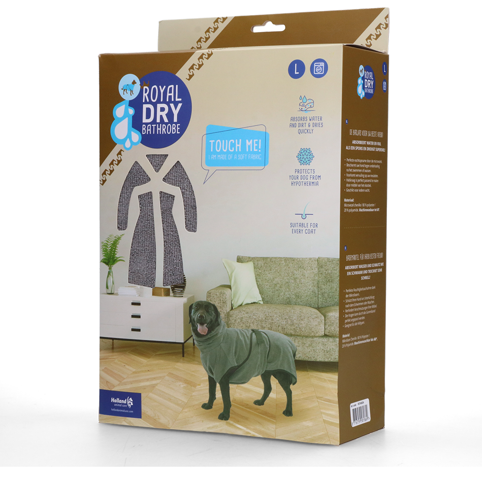 Roupão de banho Royal Dry para cães G